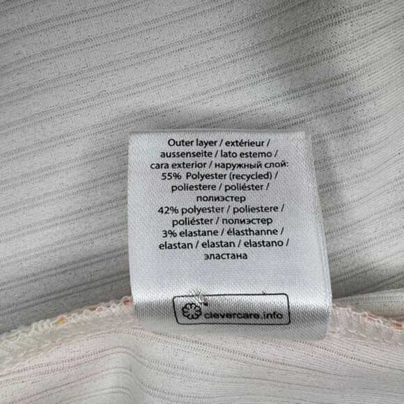 NWT ROTATE Fine Ribbed Abstract Floral Tank Kris Top‎ Twist Detailing Sz 42 / 10 - Picture 13 of 14